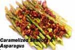 low salt asparagus with shallots